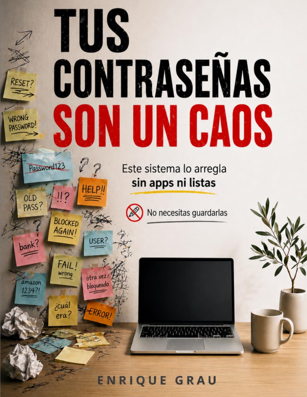 Tus constaseñas son un caos: Este sistema lo arregla, sin apps, ni listas. No necesitas guardarlas.