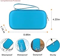 Vista 3 de Elonbo Funda de transporte para calculadora gráfica de color Texas Instruments TI-84 Plus CE/TI-84 Plus/TI-83 Plus/TI-83 Plus CE, bolsillo de malla