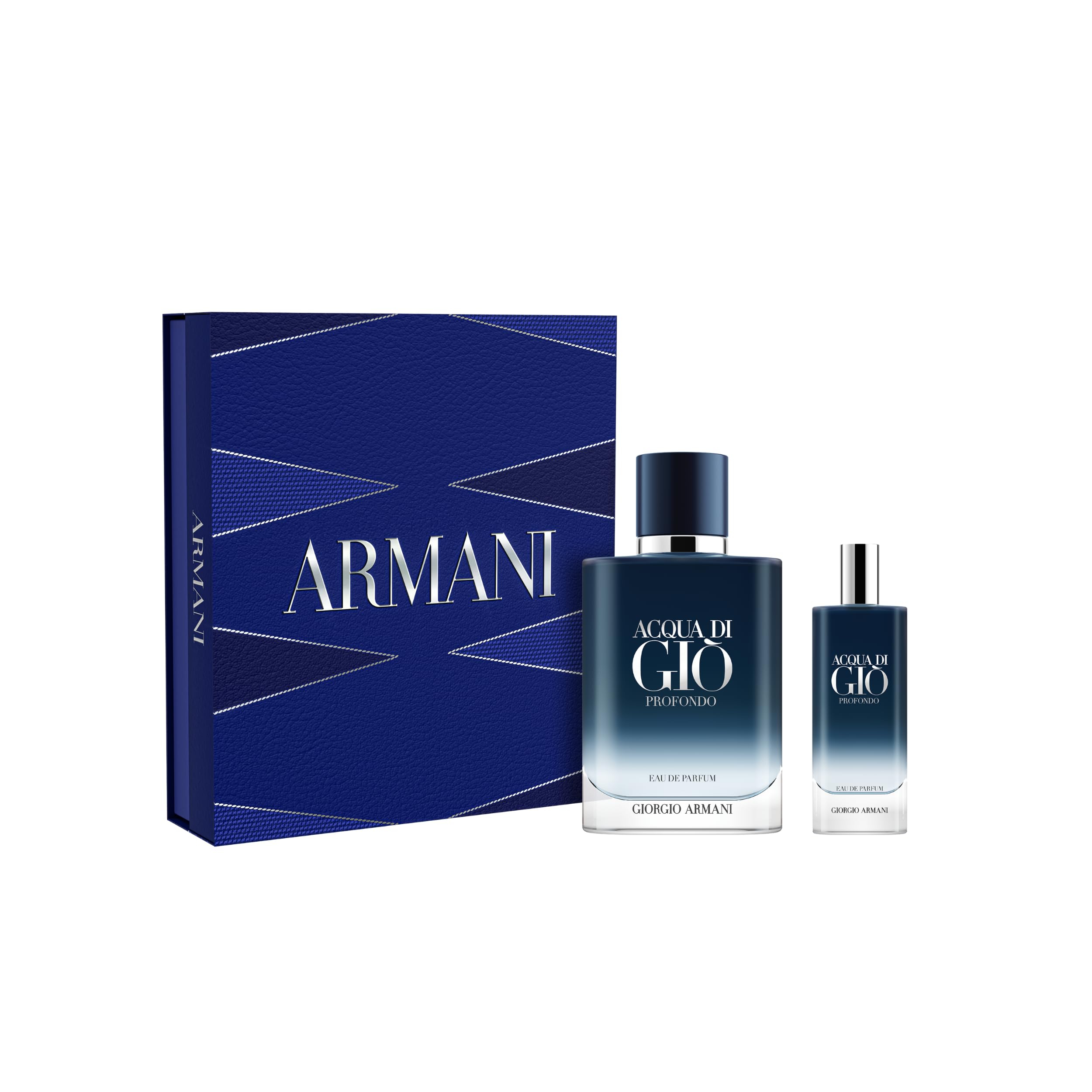 Armani Beauty Acqua di Gi Profondo Eau de Parfum Mens Cologne Travel Set 199 Value Full Size 3