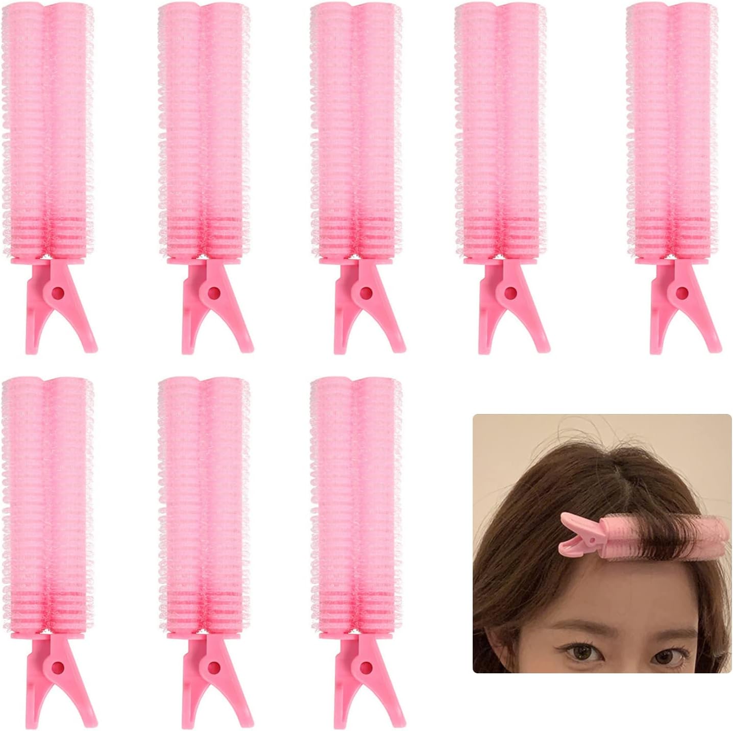 8 Pcs Hair Styling Appliances, No Heat Hair Curlers, Hair Rollers with