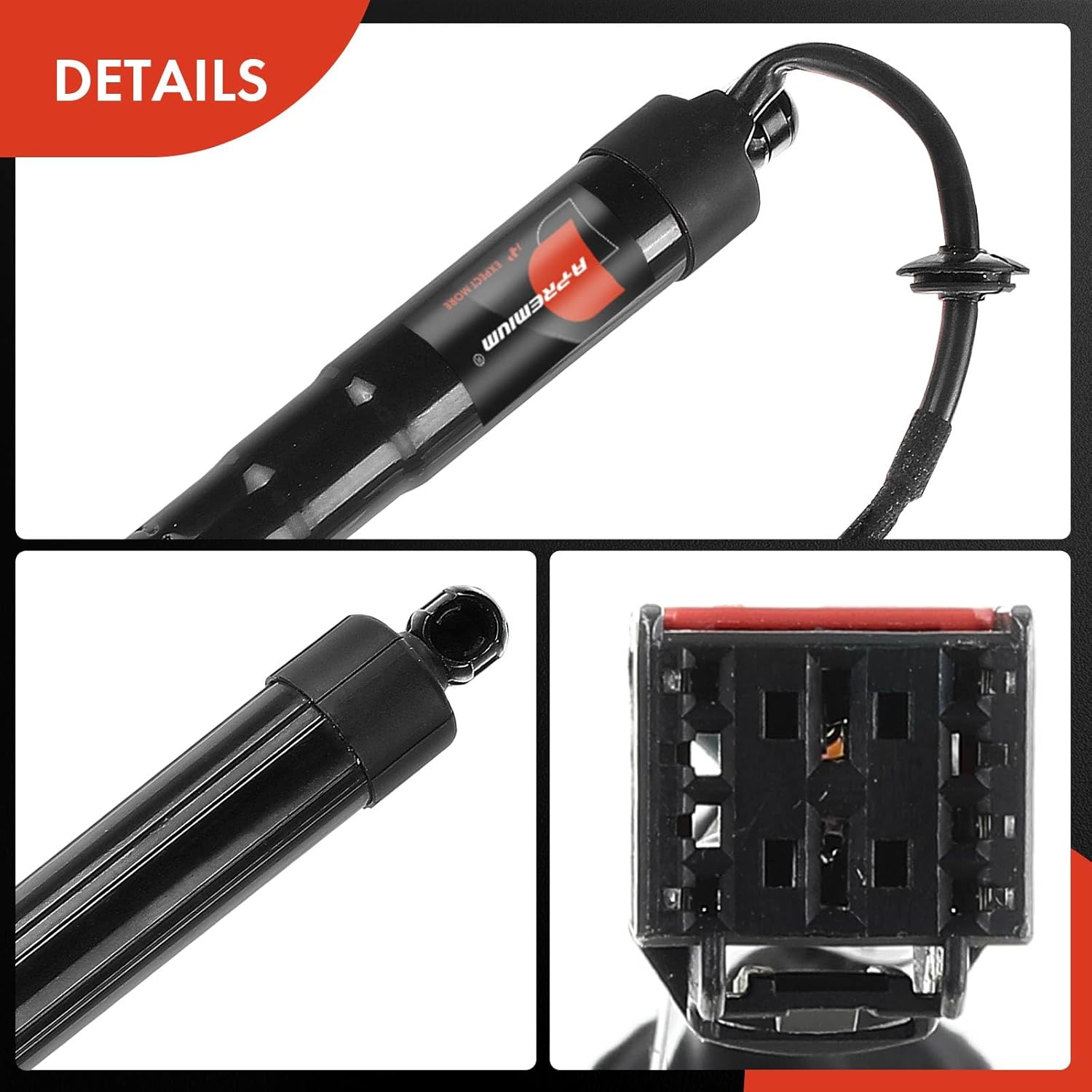 A-Premium Rear Power Hatch Lift Support Compatible with Infiniti Models - QX60 2014-2017, JX35 2013, Sport Utility, Not fit for Crossover, Electric Lift Liftgate Actuator without Bracket! 1 Piece