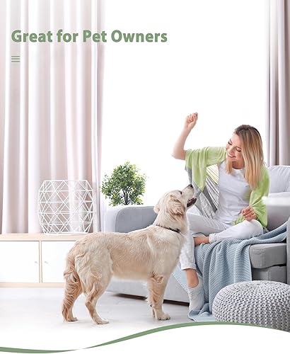 Miniatura 7 de Filtro de repuesto BS-03 compatible con PARTU y Slevoo BS-03 purificador de aire, H13 True HEPA y filtro de carbón activado, parte # U y X, paquete