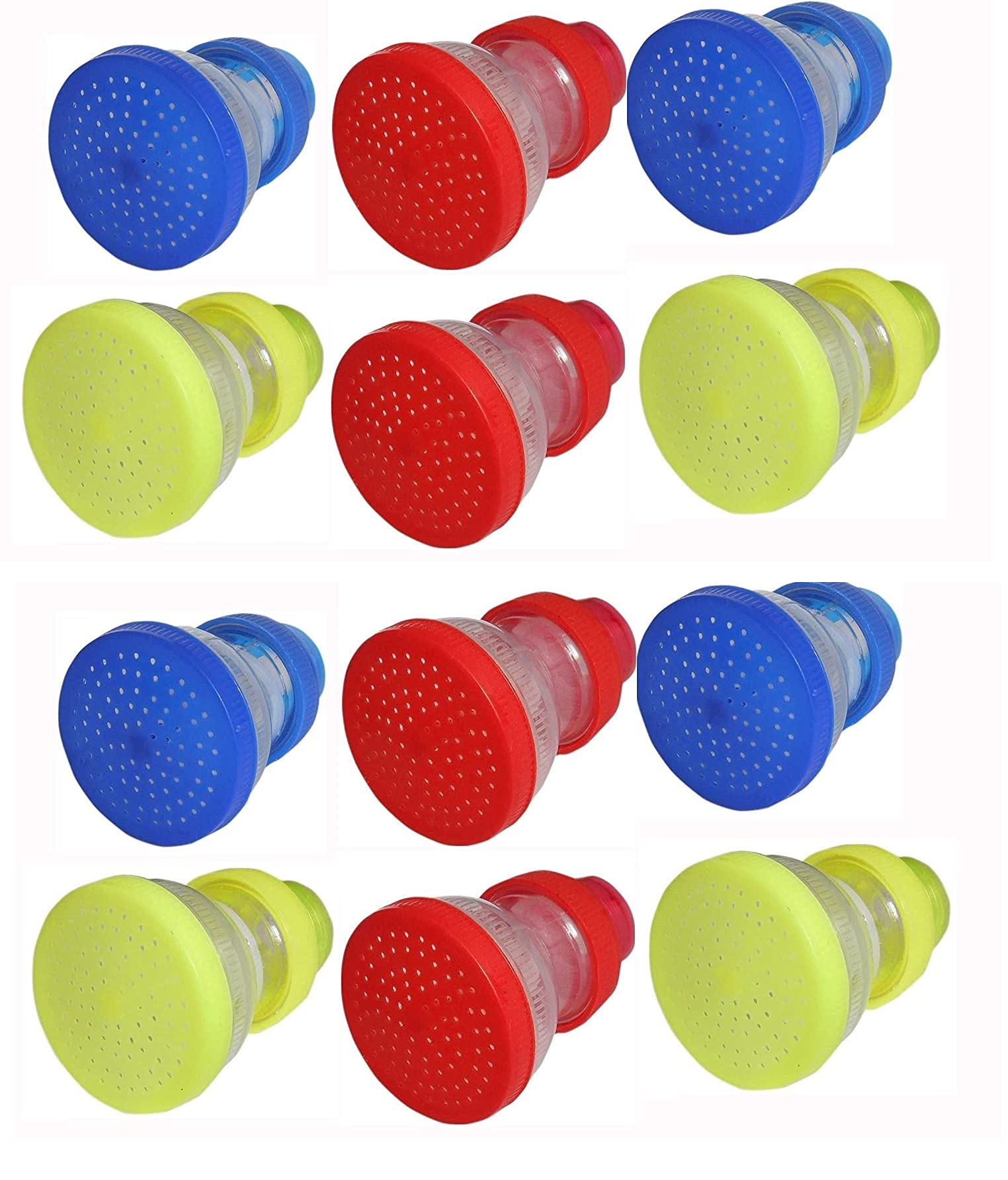 BHATI Water Softner Filter/Tap Shower Sprinkler Head, Direct Ration Kitchen and Bathroom Tap Sprinkler Plastic Shower Head (Pack of 12) (B09D76KSFX) Amazon Price History, Amazon Price Tracker