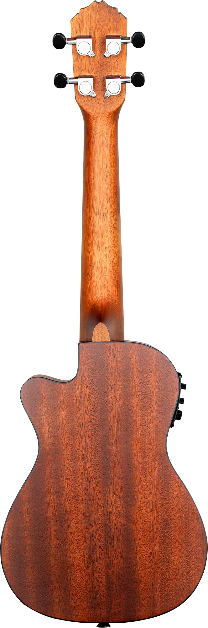 Ortega Guitars Konzert Ukulele Elektro-Akustisch – Bonfire Series – mit Cutaway – Fichte, Sapele, Natur (RU5CE)