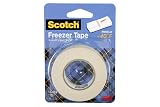 Scotch Freezer Tape, 0.75 in x 1000 in, Writable Surface, Easy Tear, Temperature Resistant, Ideal for Labeling Freezer Bags and Containers – view 1