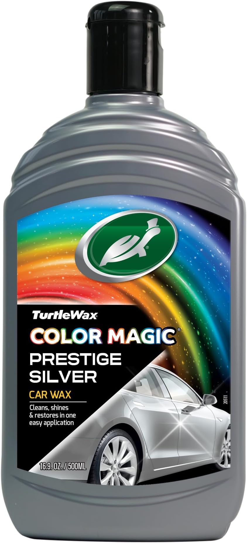 Color Magic, Colour Restoring CarPolish, Silver, Minor CarScratch Remover, Enhances Car Paint Colour, Providing Showroom Shine and CarWax Protection, 500ml, Pack of 1