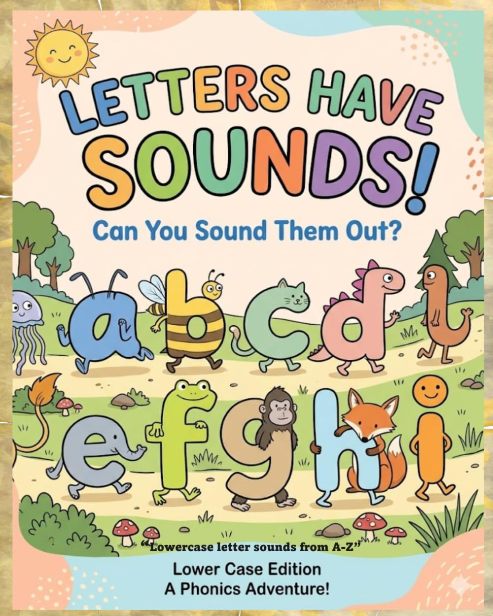 Letters Have Sounds! Can you sound them out?: “Learn your Lowercase letter sounds from A-Z.!” (Fun and colourful phonics & ABCs book for beginners.)