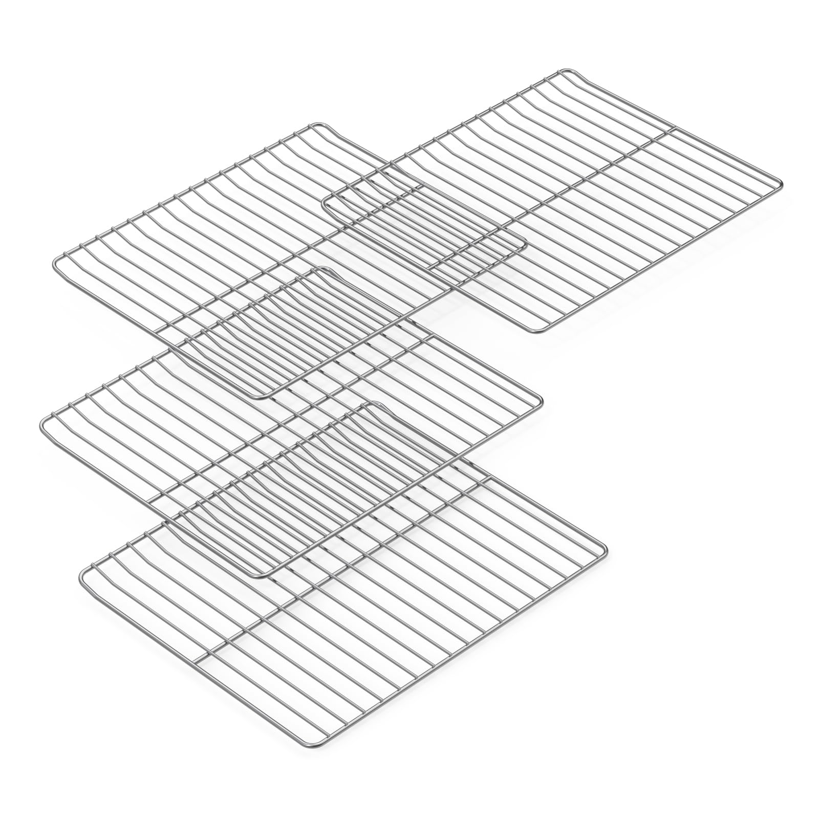 AJinTebyCooking Grate Replacement for Masterbuilt Electric Smoker Racks 30 Inch, 4 Pack of 14.6"" x 12.2"" Stainless Steel Grids Masterbuilt Smoker grates Replacement