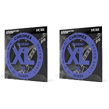 D'Addario Ecg25 Elektro Gitar Tel Seti, Chromes, Light Gauge 12-5 2 paketi
