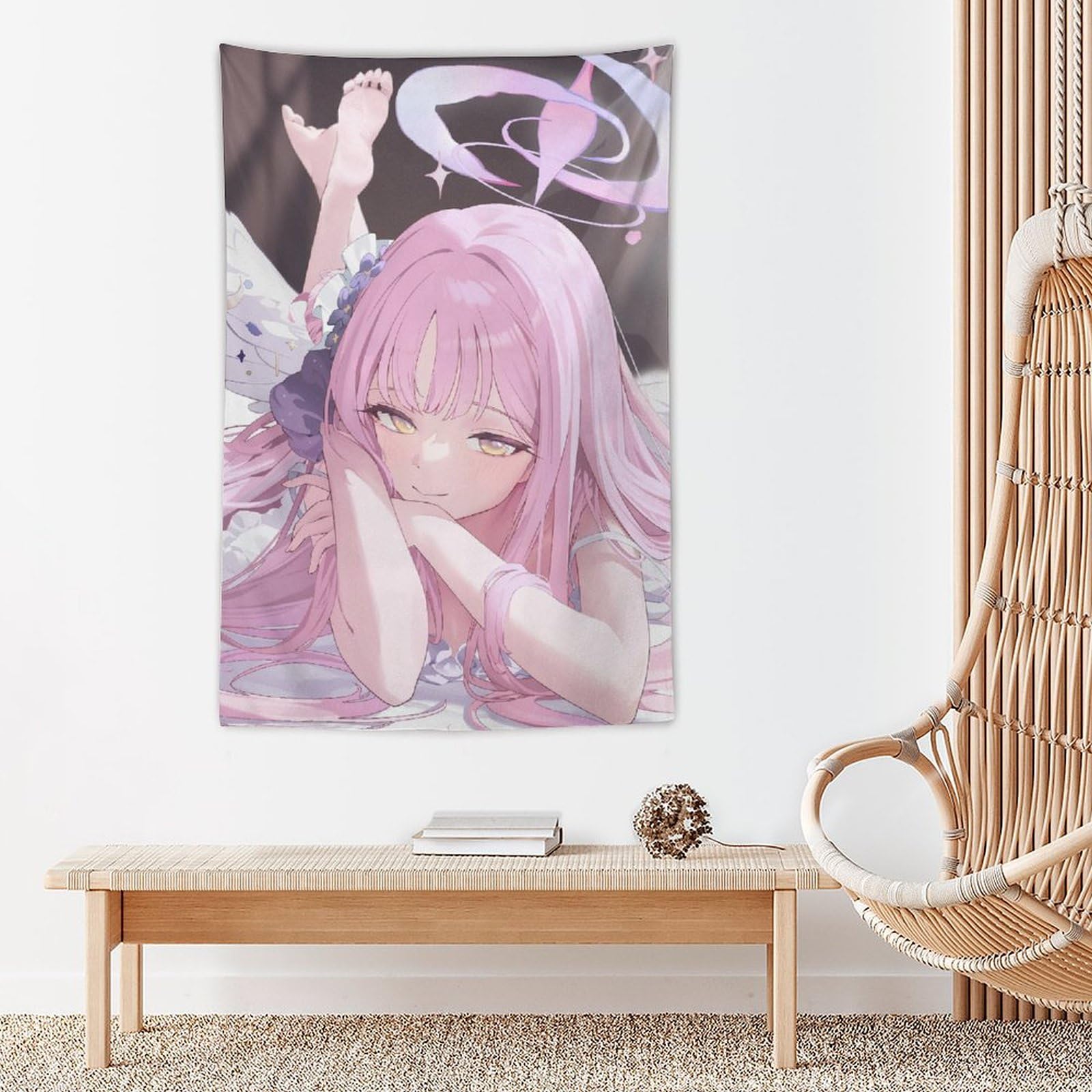 ブルーアーカイブ　聖園ミカ　B2タペストリー　モ誰　もじさん ブルーアーカイブ 聖園ミカ B2タペストリー 同人 mitha ブルー