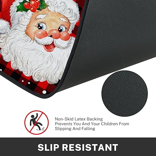 Miniatura 5 de Tayney Juego de 2 alfombras y tapetes de cocina antideslizantes y lavables, color gris y blanco, moderno, abstracto, para piso, pintura geométrica,