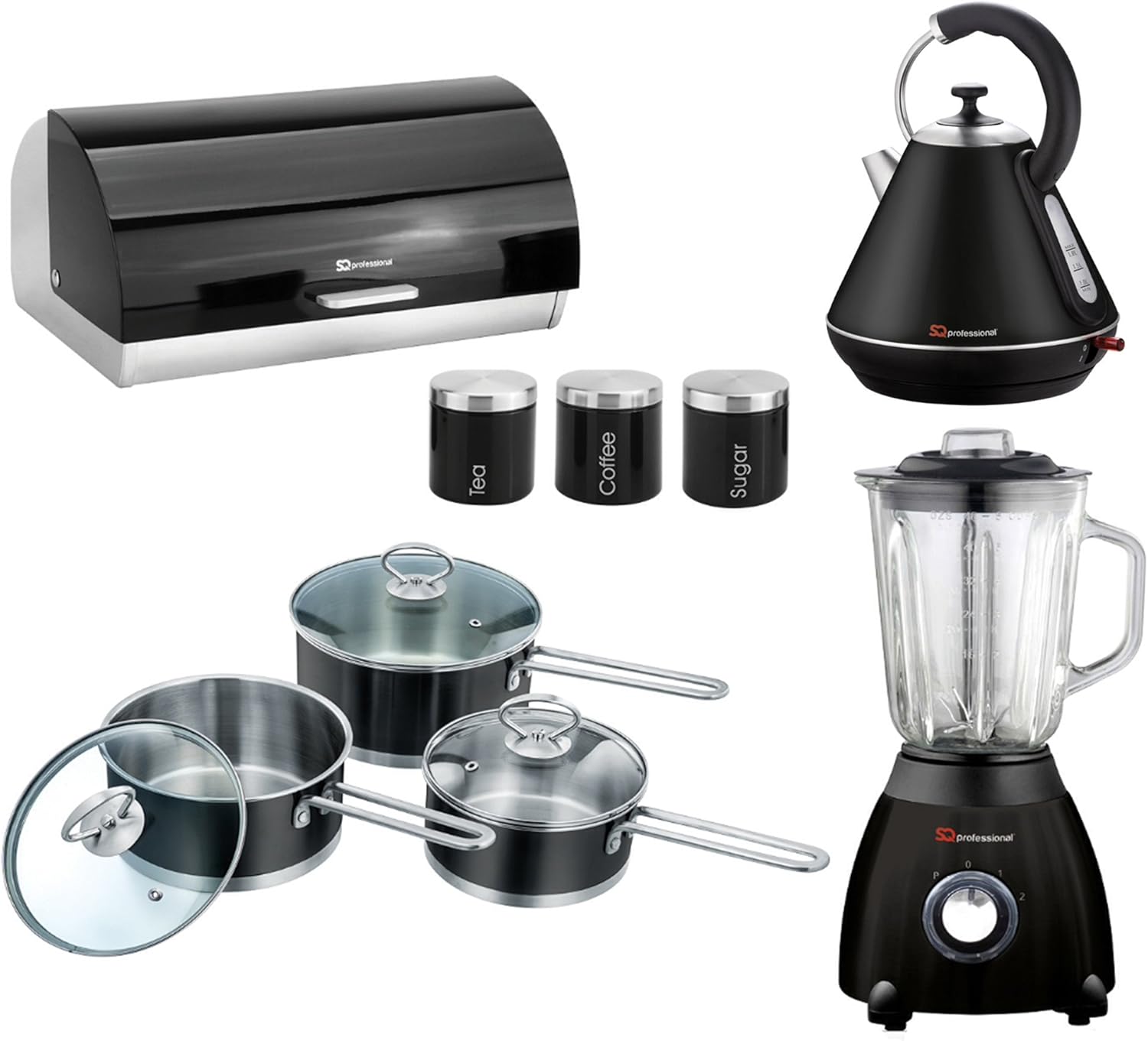 SQ Professional Matching Kitchen Set Of Four Items