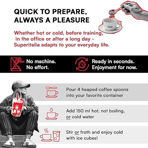 Miniatura 6 de Café de hongos (22 porciones)  Potenciador cerebral para aumentar la concentración y la memoria  Superalimento Capuchino con melena de león,