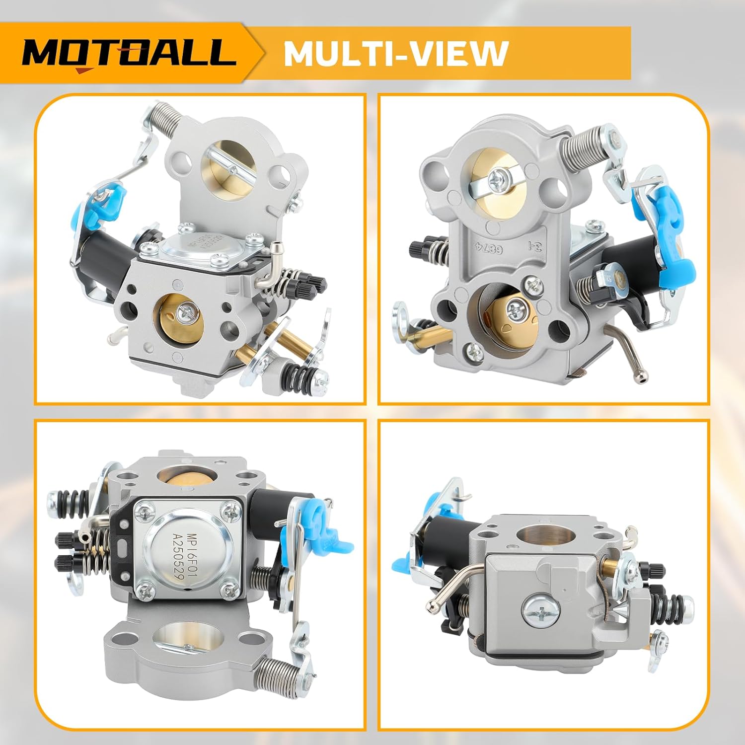 MOTOALL Carburetor WTA-29 544883001 Fit for Husqvarna 455 455E 460 Rancher 460 461 Chainsaw Replaces# WTA-29A WTEA-1 544227401 503282101