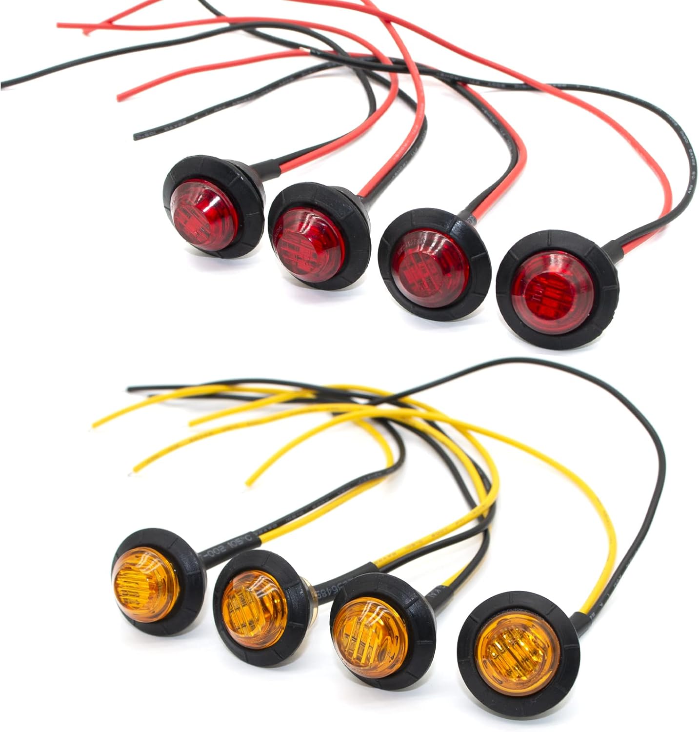 Universal ATV UTV Rocker Switch Turn Signals Street Legal Kit Side by Side Turn Signal Light Flasher Relay Wire Harness for Polaris RZR Ranger Turbo Can-Am (Non-Backlit, Green)