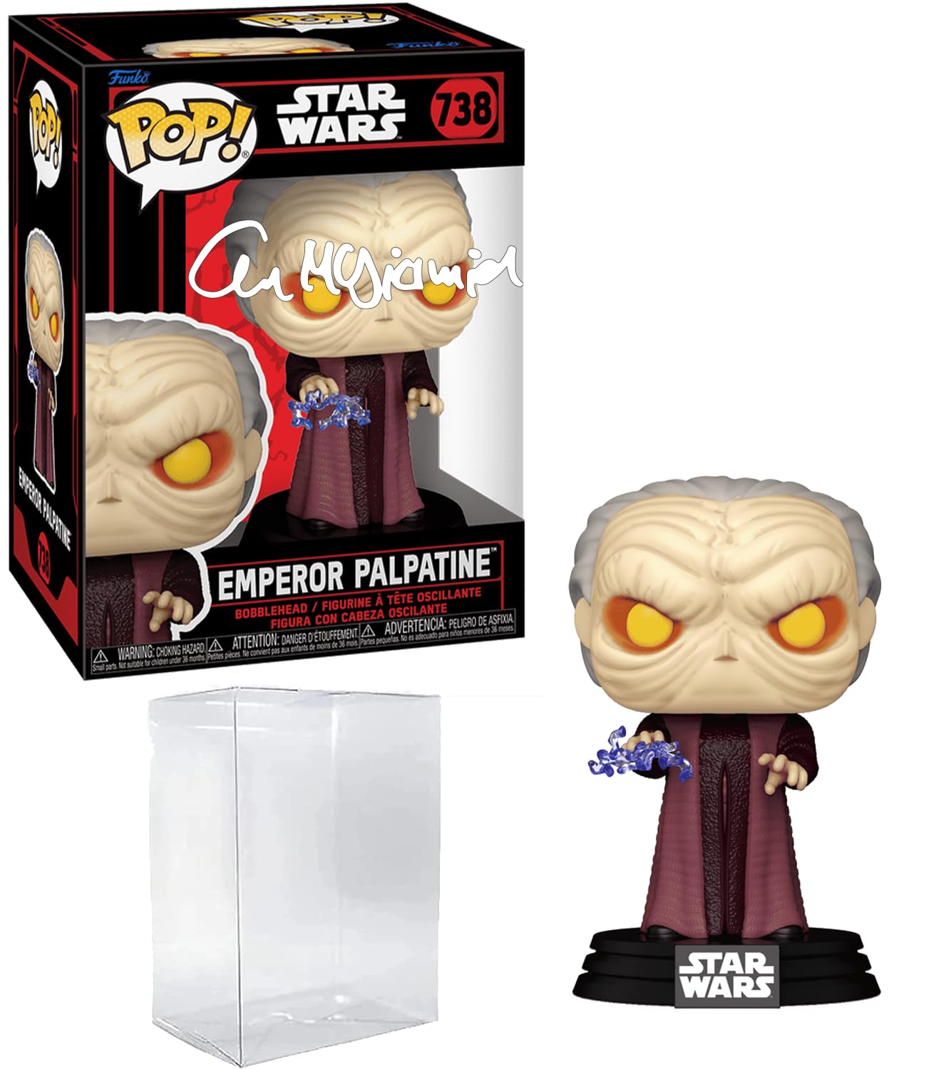 Ian McDiarmid Emperor Sheev Palpatine #738 Facsimile Signed