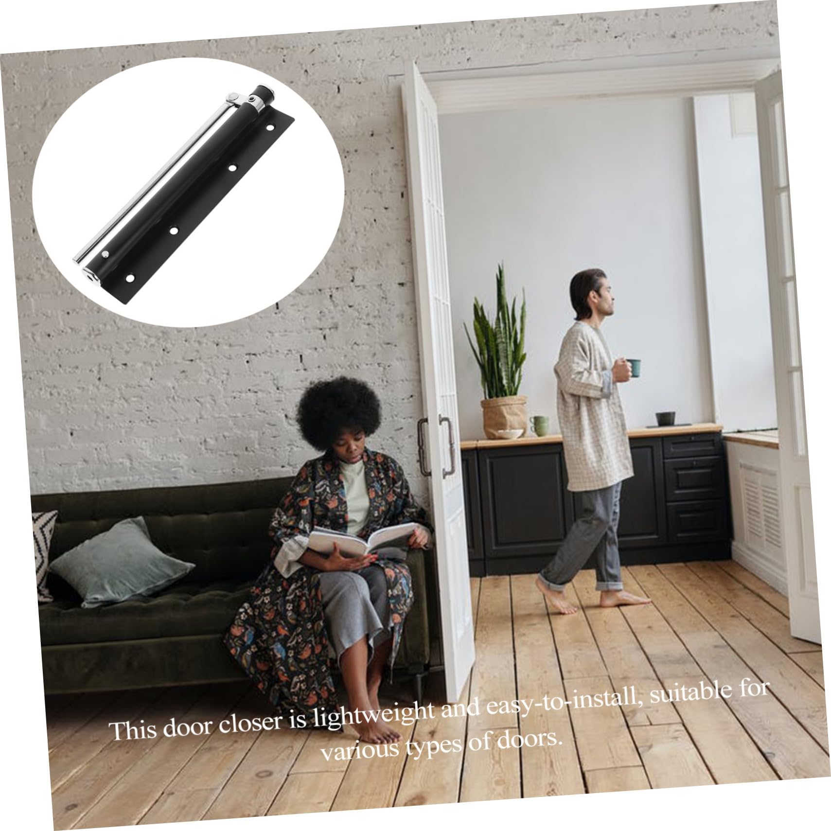 automatyczny samozamykacz do drzwi, samozamykacz s Automatic Door Closer Stainless Steel Spring Loaded Self Closing for Home