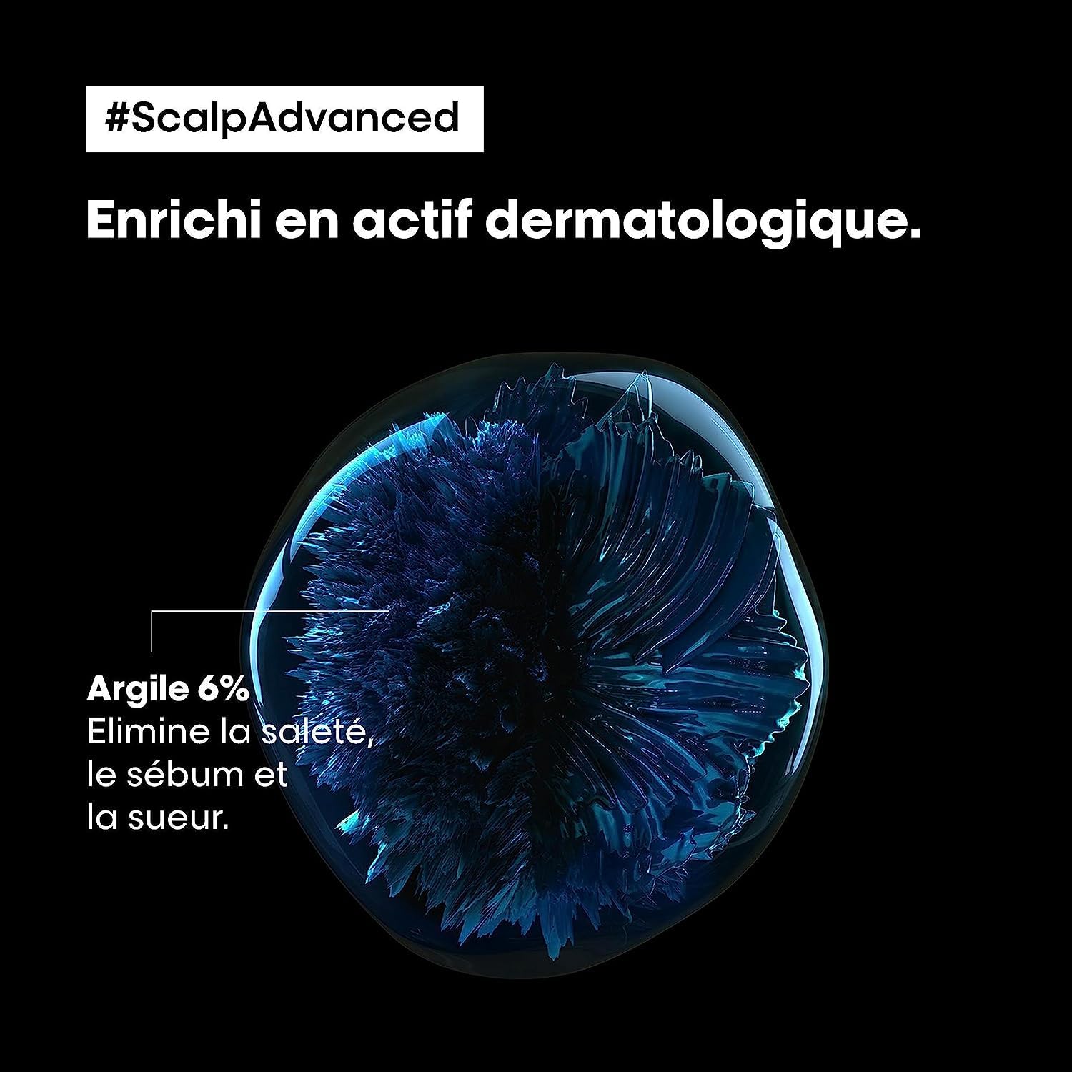 L'Oréal Professionnel, Routine Purifiante & Détoxifiante Anti-Gras, Cuirs Chevelus & Cheveux Gras, Shampoing Dermo-Purifiant, Argile Détoxifiant Multi-Usages Shampoing & Masque 2-en-1, Scalp Advanced