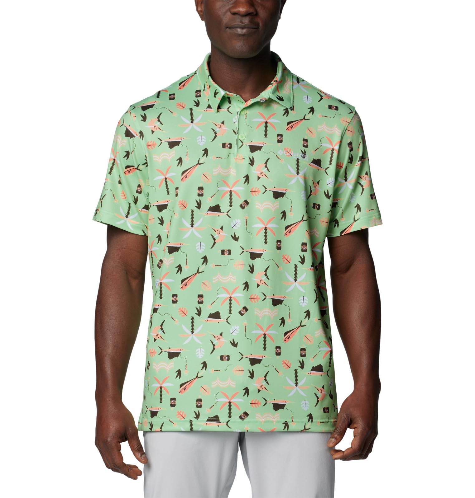 Mens Slack Tide Stretch Polo