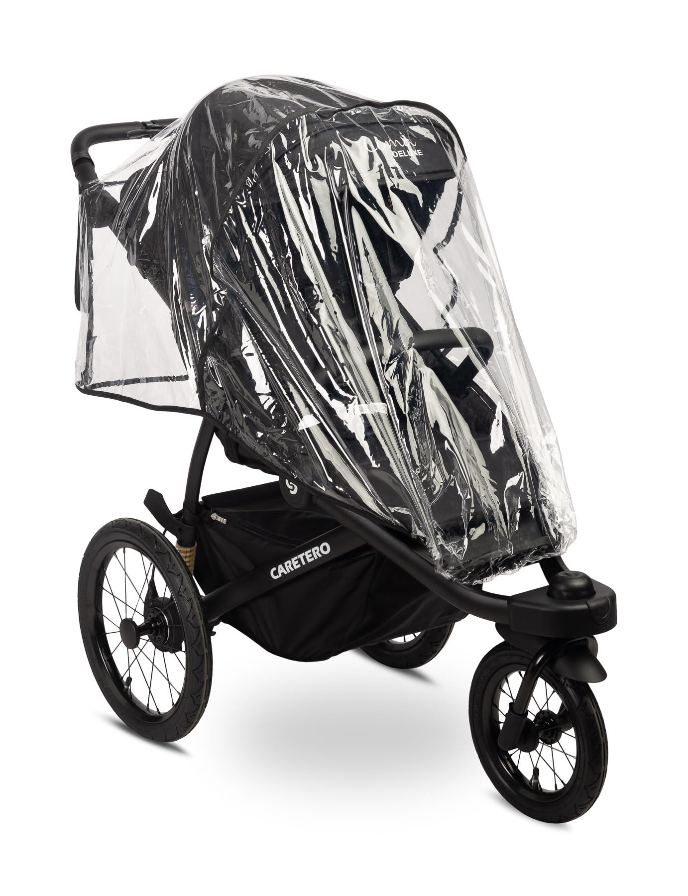 CARETERO - Lima Deluxe Wózek Spacerowy – Lekki z Regulowanym Siedzeniem, Dużym Daszkiem i Koszem – Kompaktowy Składający się, dla Dzieci
