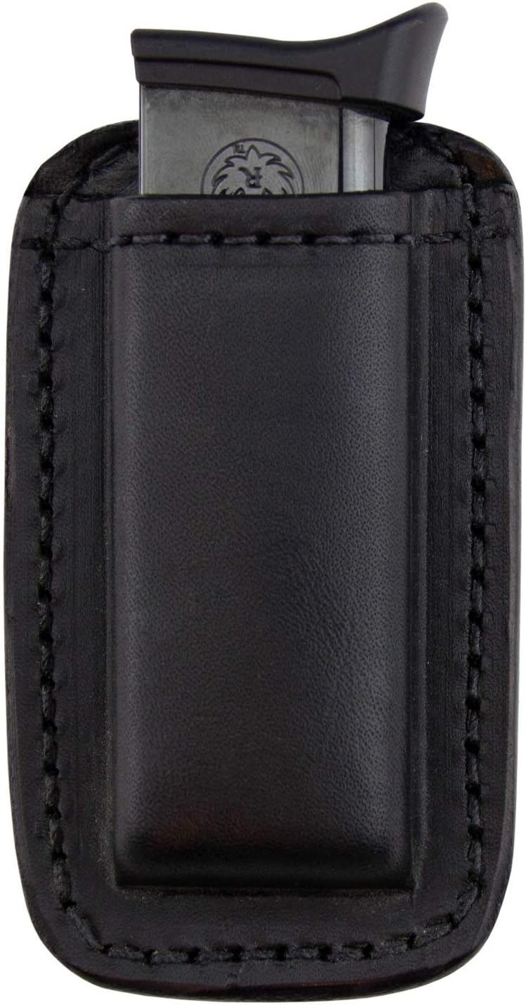 Relentless Tactical Leather Magazine Holder | Made in USA Sizes to fit virtually Any 9mm .40 .45 or .380 Pistol Mag | Single or Double Stack | IWB or OWB