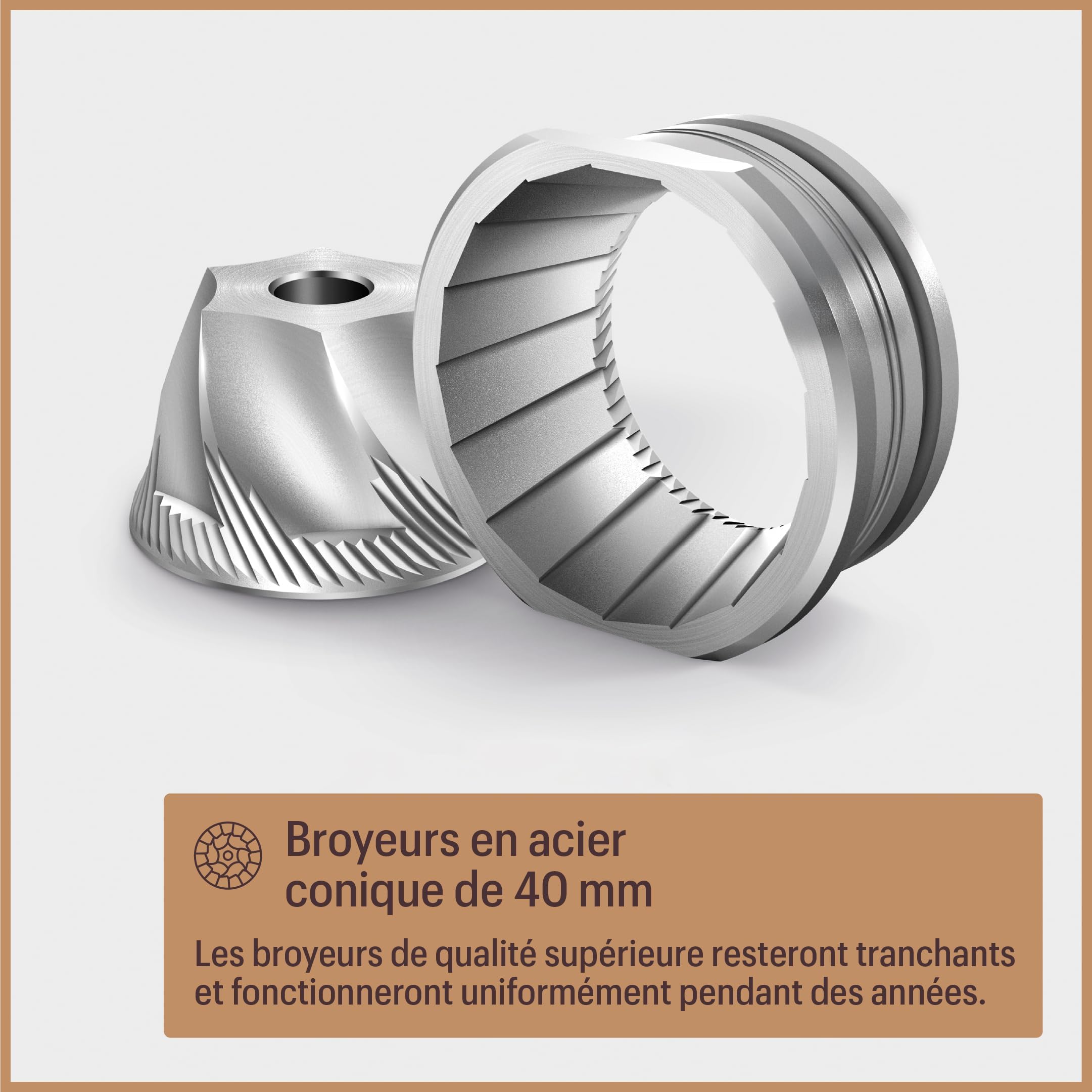 Baratza - Encore ESP 230V Coffee Grinder - Moulin à café électrique - Pour Espresso, Café Filtré, Cafetière, ou Infusion à Froid - Noir