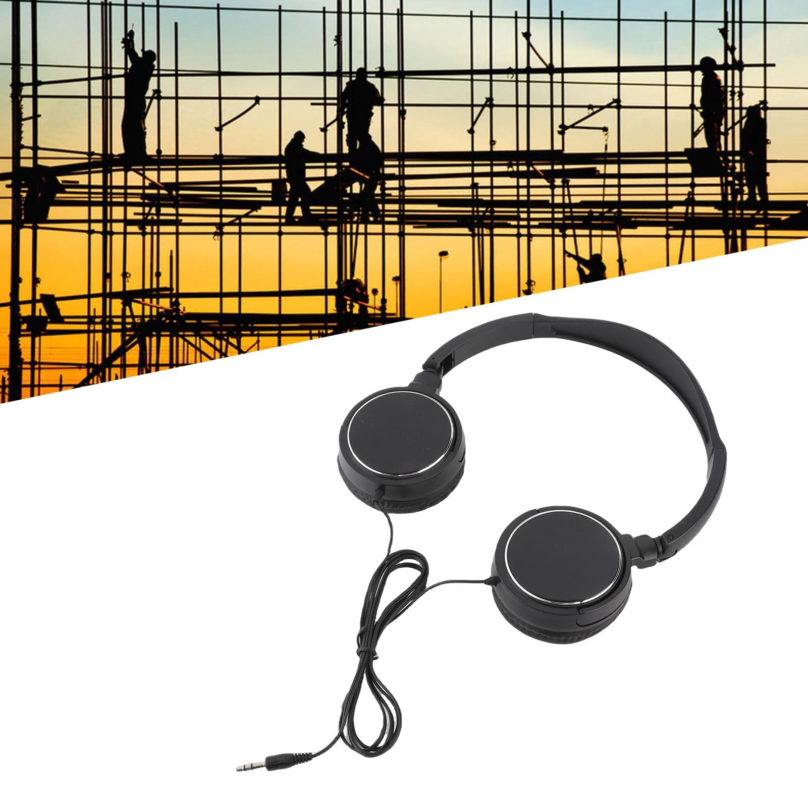 Underground Water Leak Detector Water Pipe Leakage Detector, Pipe Leak Detector High Strength Sound Intensifier with Headset AC100-240V for Site Construction Plumbing Leak