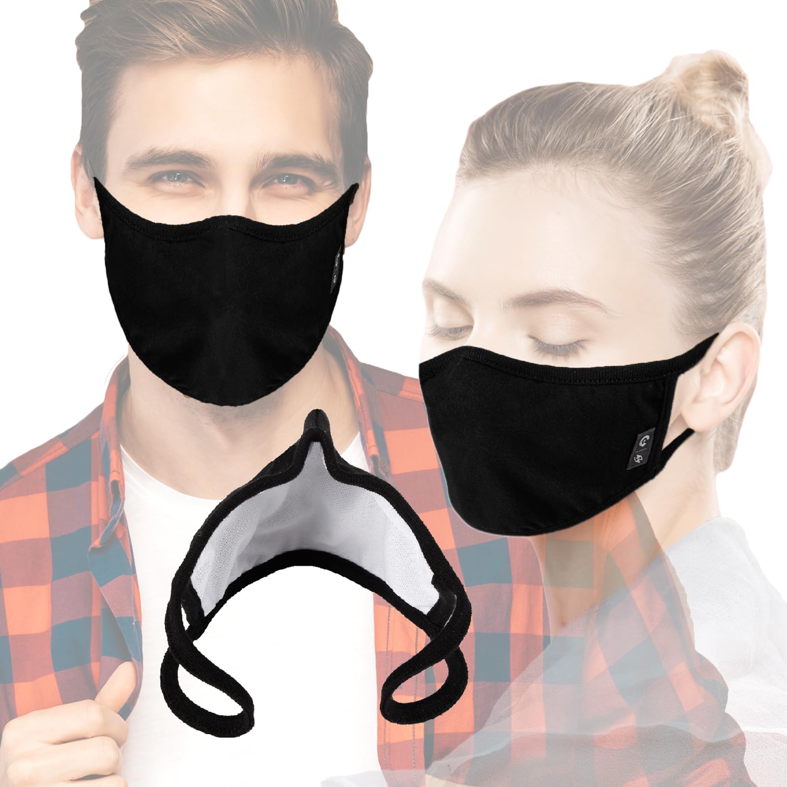WITHMOONS Cool Mesh Cotton Mask