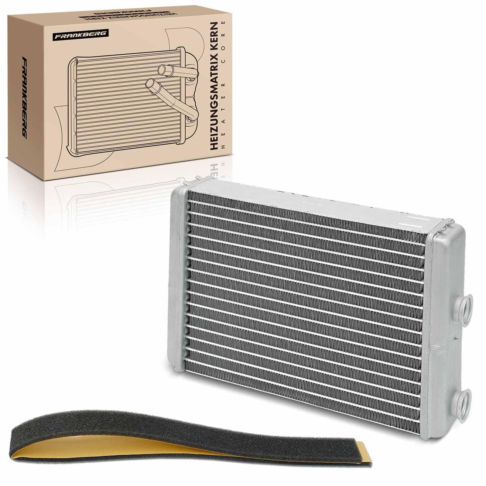 Frankberg Scambiatore di calore Riscaldamento interno Compatibile con Punto Furgone/Compatto 188 1.2L Idea 350 1.4L Punto 188 1.2L Ypsilon 843 1.2L Doblo MPV 119 223 1.3L Replace# 71451