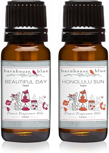 Par 2unidadesBarnhouse AzulMagnolia GardeniaPREMIUM Par de aceite aromático10ml