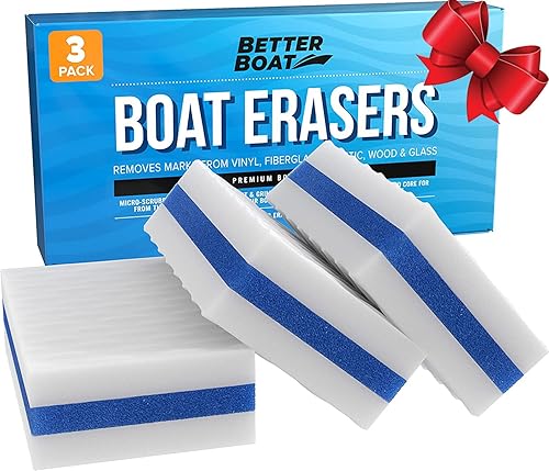 Premium Boat Scuff Erasers, Boating Accessories for Cleaning, Gift for