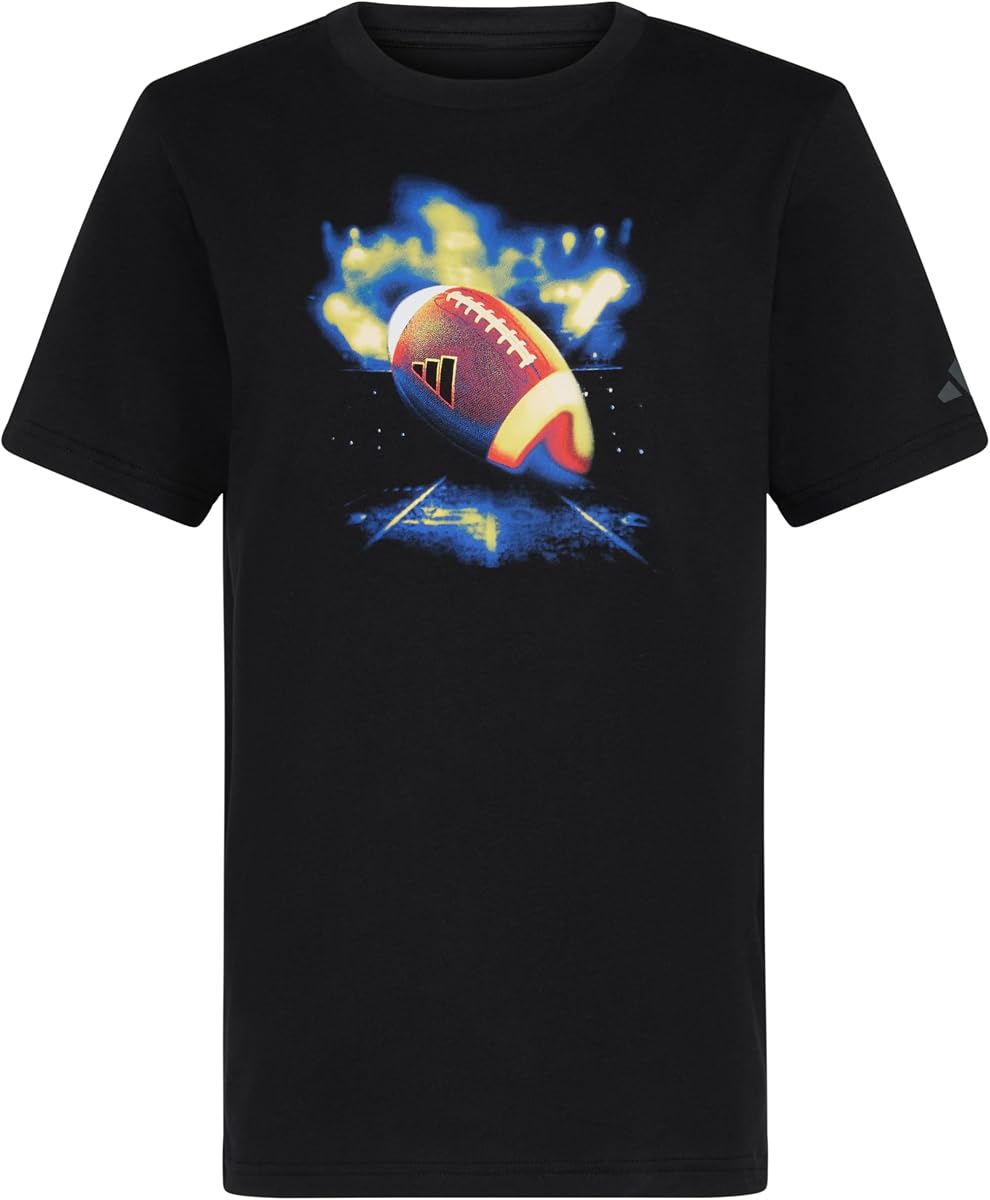 adidas Boys' Short Sleeve Heat Map Football Tee Shirt