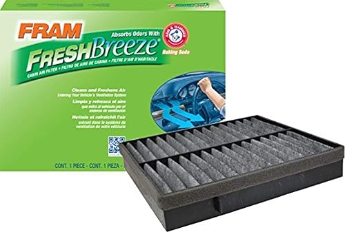 Fram Fresh Breeze - Filtro de aire de cabina con bicarbonato de sodio Arm & Hammer, CF8718A para vehículos Volvo