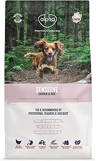 Alpha Sensitive Hypoallergenic Dry Dog Food | Complete Nutrition for Dietary Sensitivities | Chicken & Rice, 15kg