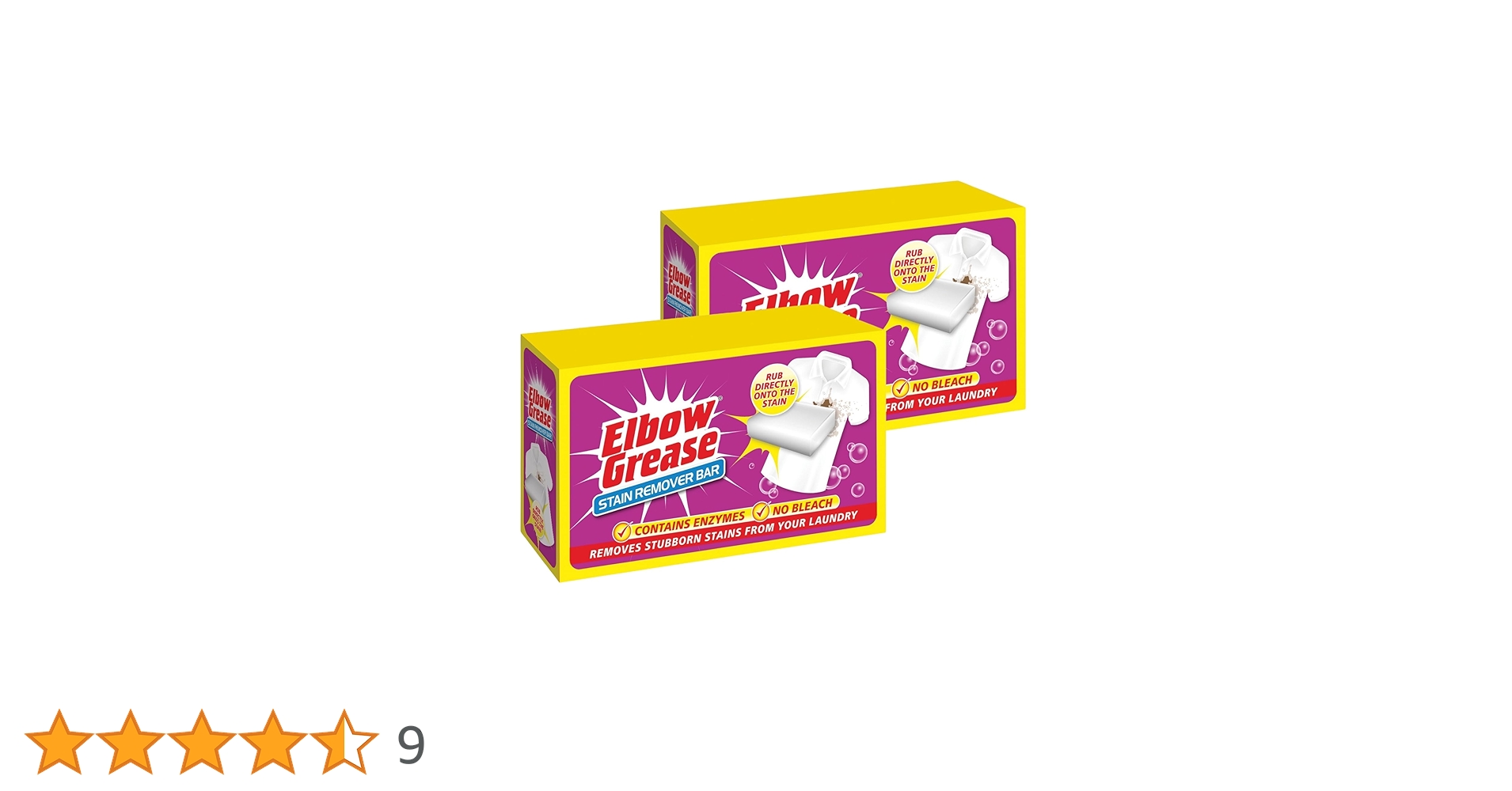 Elbow Grease® Stain Remover Bar 100g | Removes Stubborn Stains From Your Laundry | No Bleach