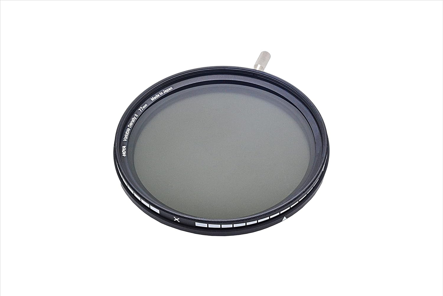 Hoya 77mm Variable ND Filter II – 1.5 to 9 Stops (ND3-400) Density Camera Lens Filter – Multi-Coated Optical Glass & Thin Frame Minimizes Vignetting with Knob for Smooth Rotation (Accepts 82mm Cap)