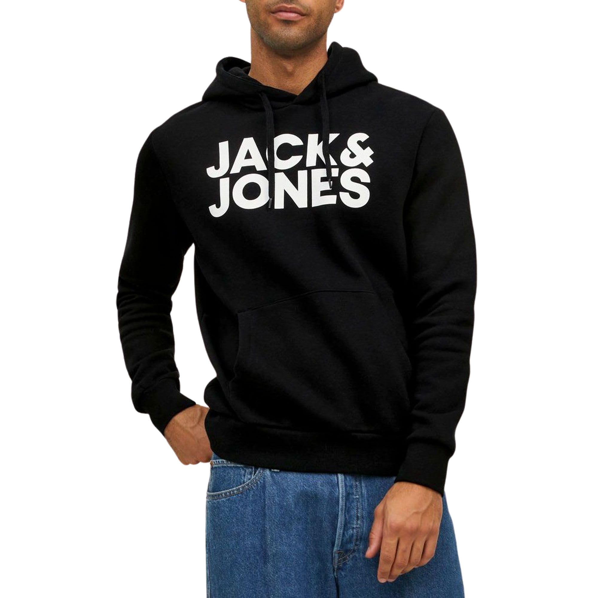 JACK & JONESmens Jjecorp Logo Sweat Hood Noos M Sweatshirt (pack of 1)
