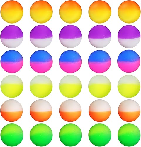 Miniatura 8 de Pllieay 30 bolas hinchables de galaxia, bolas inflables espaciales de 1.28 pulgadas a granel, bolas de goma para recuerdos de fiesta de niños,