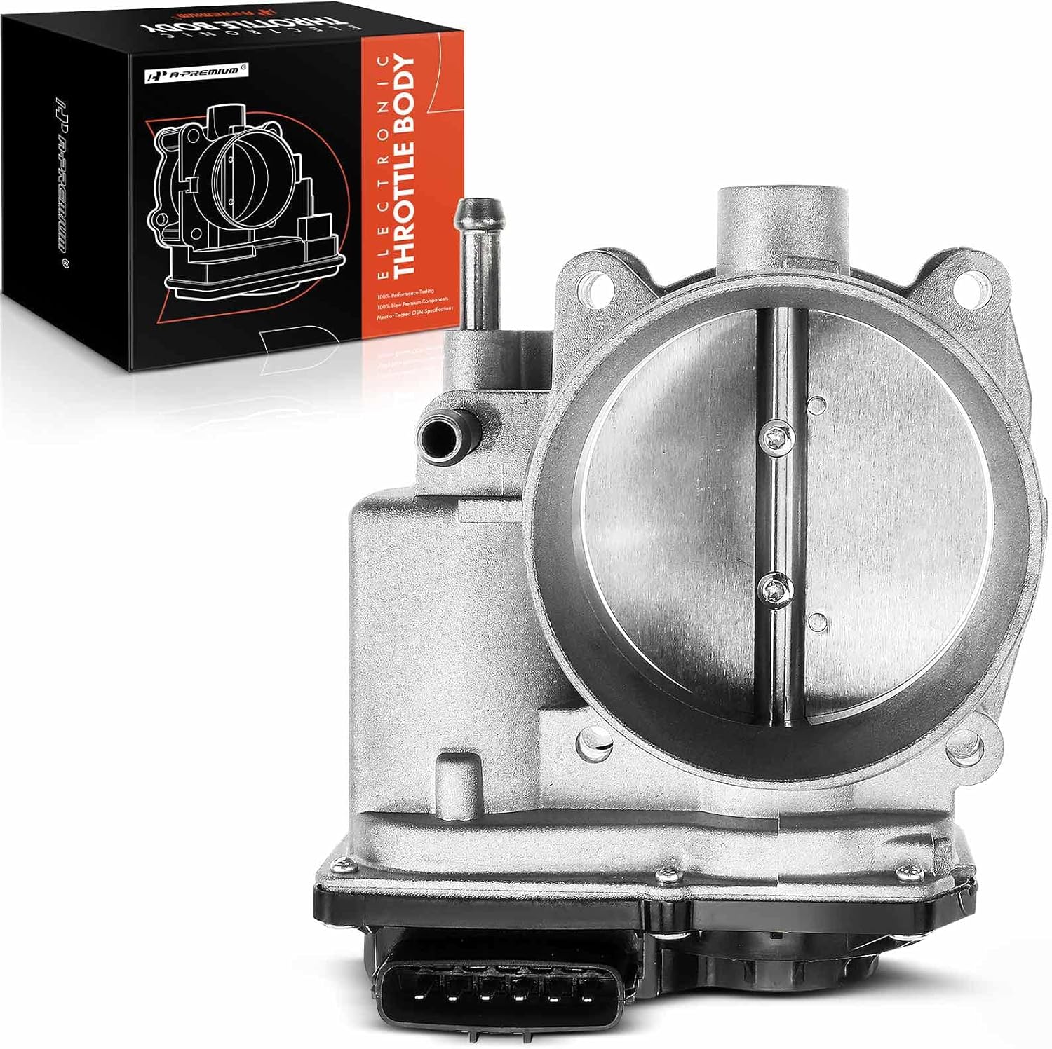 A-Premium Electronic Throttle Body Compatible with Toyota 4Runner 05-09, Land Cruiser 06-11 13-21, Sequoia 05-21, Tundra 05-21 & Lexus GX470, LX470, LX570, 4.7L 5.7L, Replace# 22030-0F010, 22030-50200