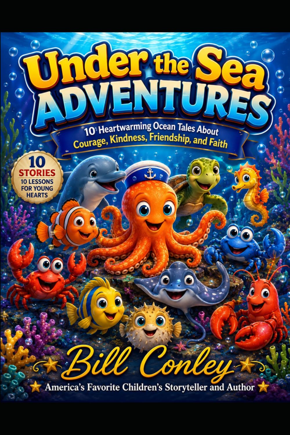 UNDER THE SEA ADVENTURES: 10 Heartwarming Ocean Tales about Courage, Kindness, Friendship, and Faith