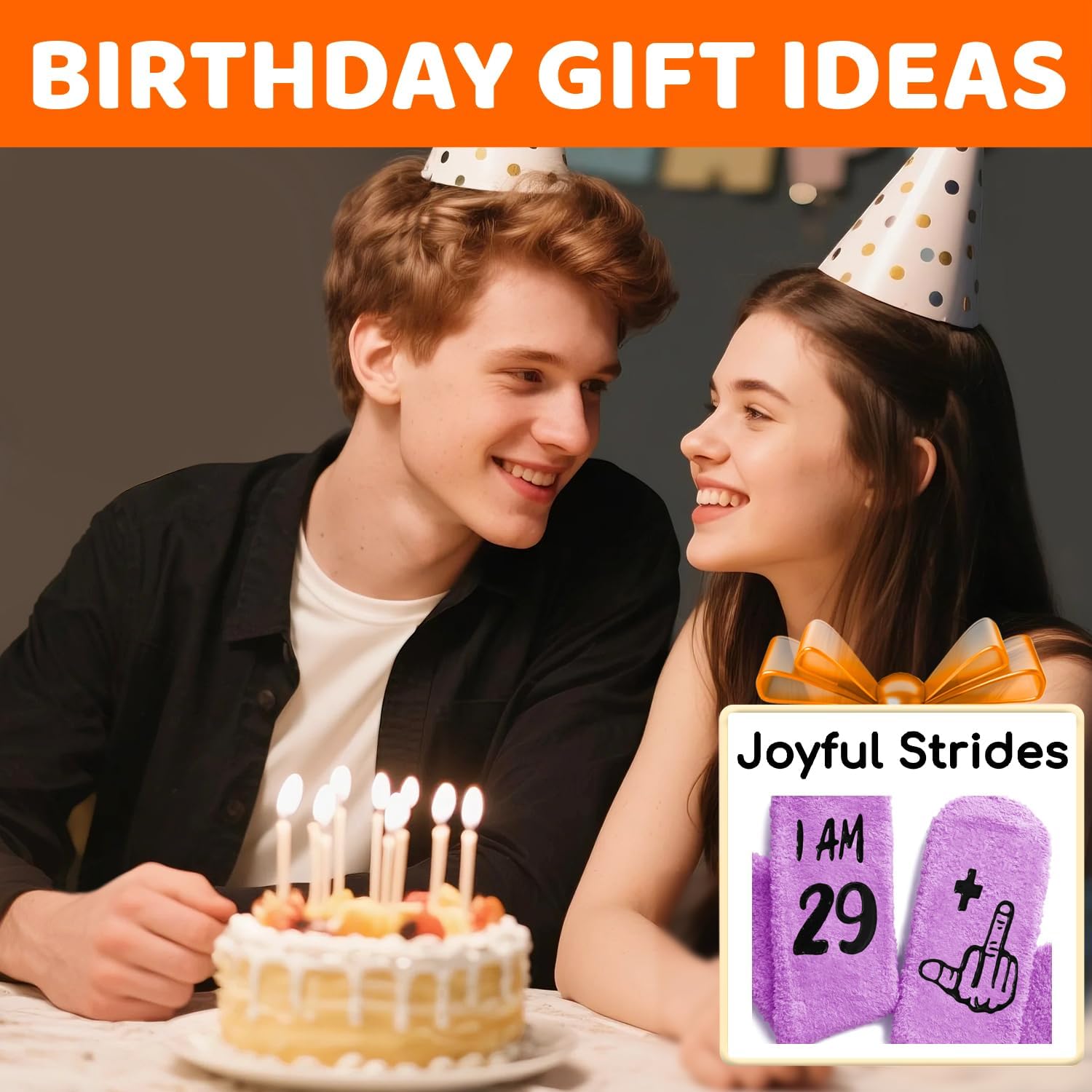 HAPPYPOP Birthday Gift Ideas for Women - Socks for 20-30 Year Olds Women - Image 3