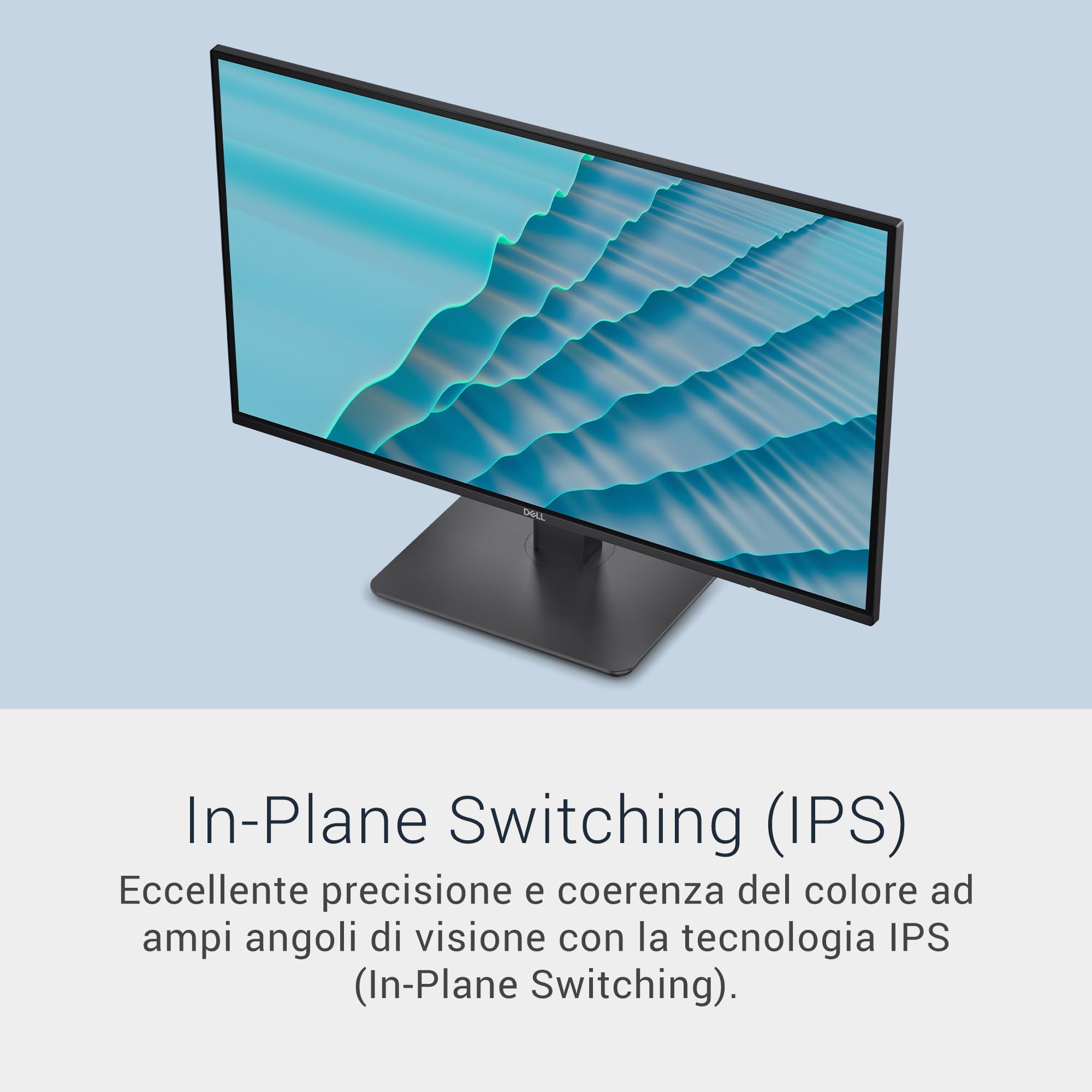 Dell 27 Monitor - SE2726D, QHD (2560x1440), 144Hz, IPS, 1ms MPRT, AMD FreeSync, 99% sRGB, VESA (100x100mm), DisplayPort, HDMI, 3 Anni di Garanzia, Nero