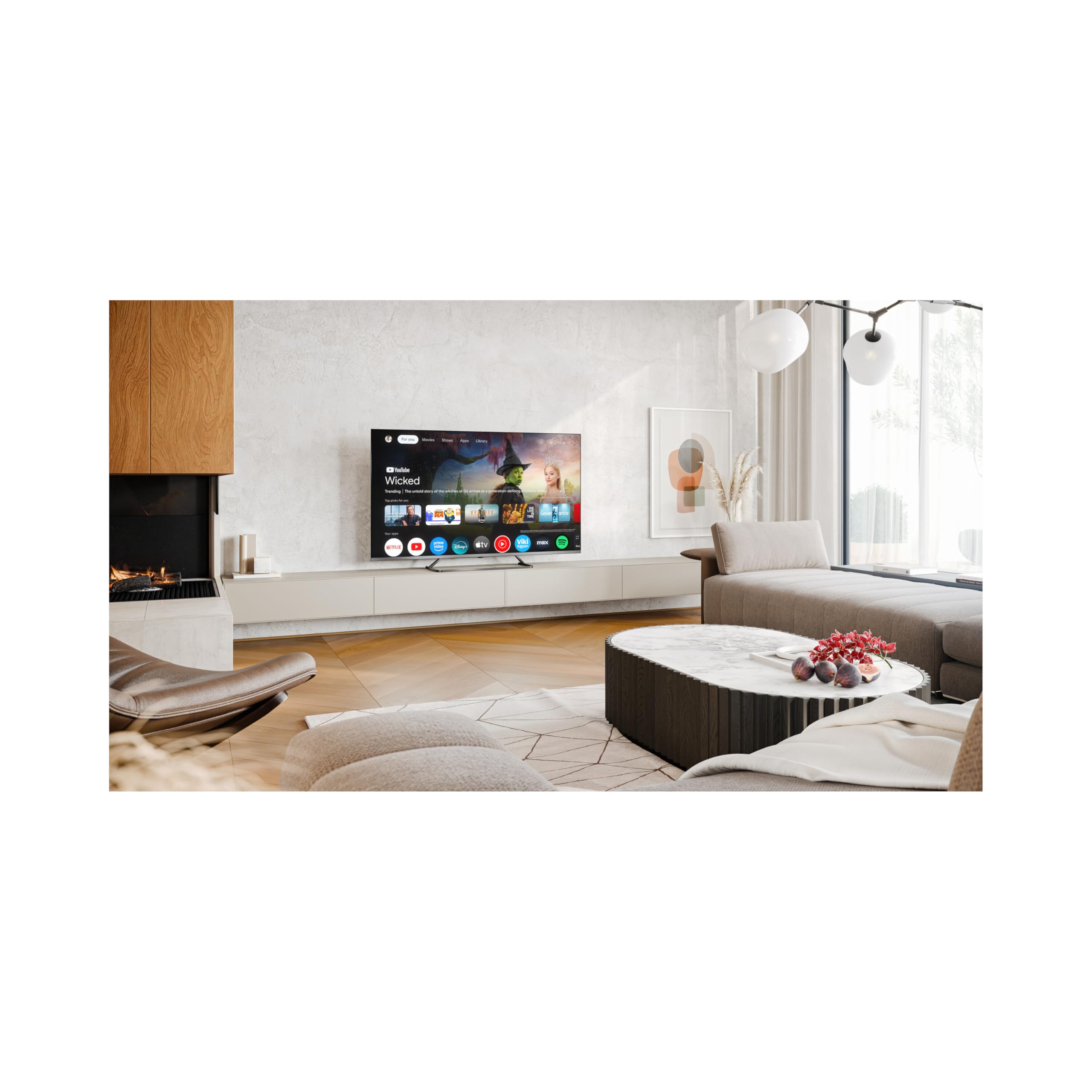 Sharp TV Smart 50 pollici 4K Ultra HD Mini LED QLED Harman Kardon HDMI eARC Dolby Vision Dolby Atmos 50JP7265E