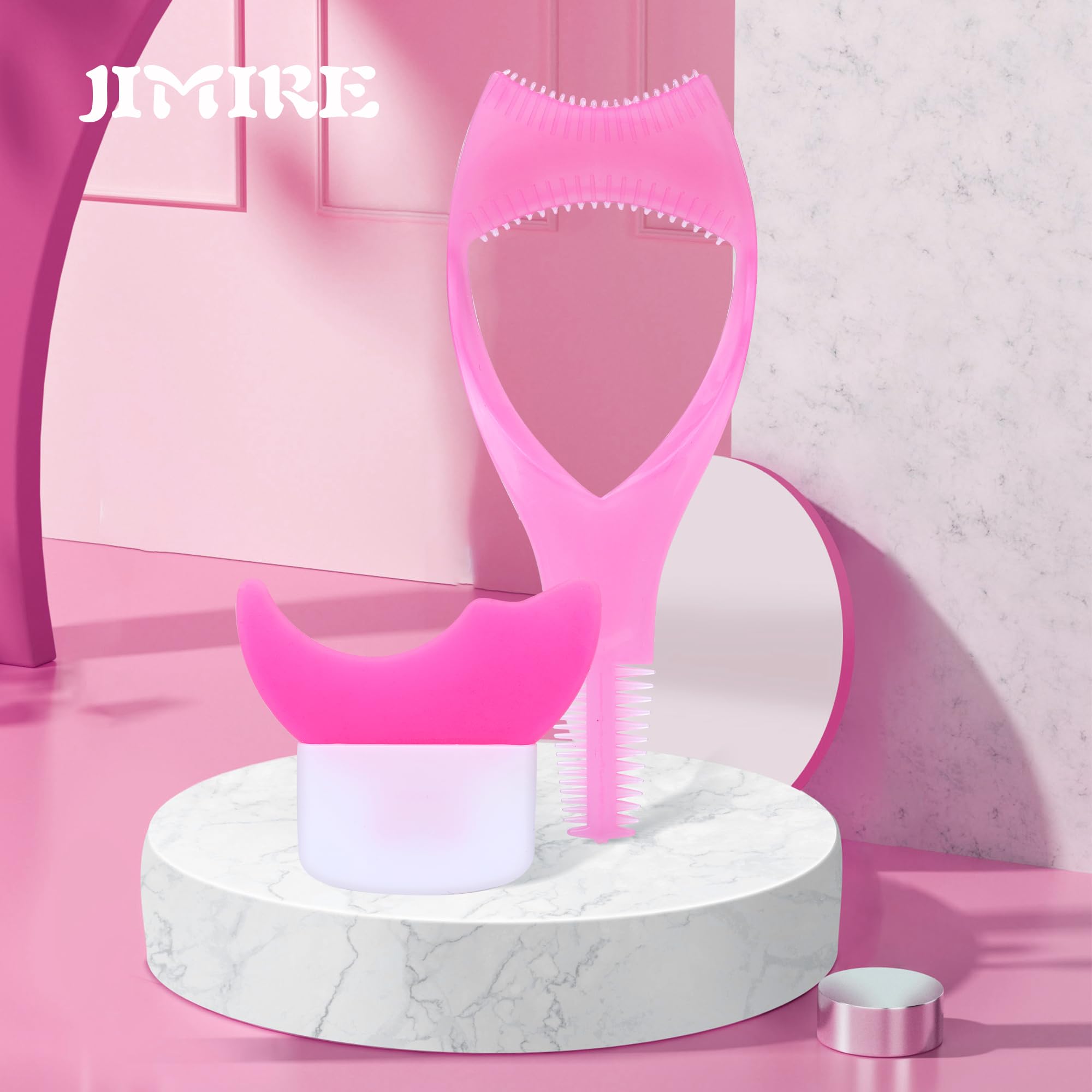 Protector de pestañas 3 en 1, 2 piezas, herramientas de pestañas, aplicador, protector de pestañas, plantillas delineadoras de ojos de silicona, herramienta de maquillaje para principiantes 5
