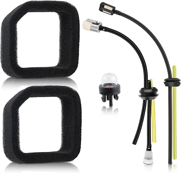 GoaMotors 6698373 Air Filter and Fuel Line Kit Compatible with Leaf Blower RB24EA, RB24EA S 23.9cc