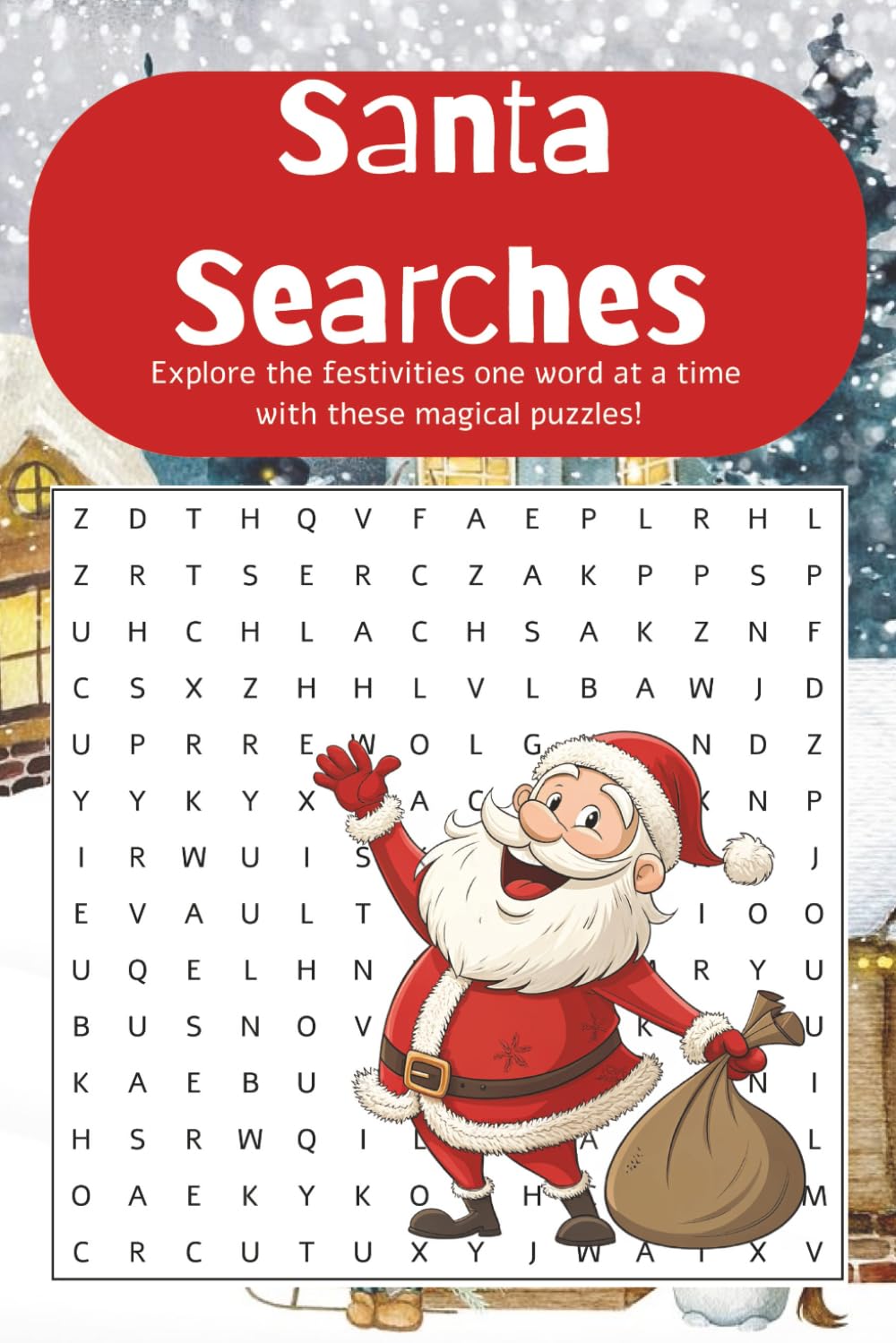 Santa Searches: 55 Christmas-Themed Puzzles for Festive Fun