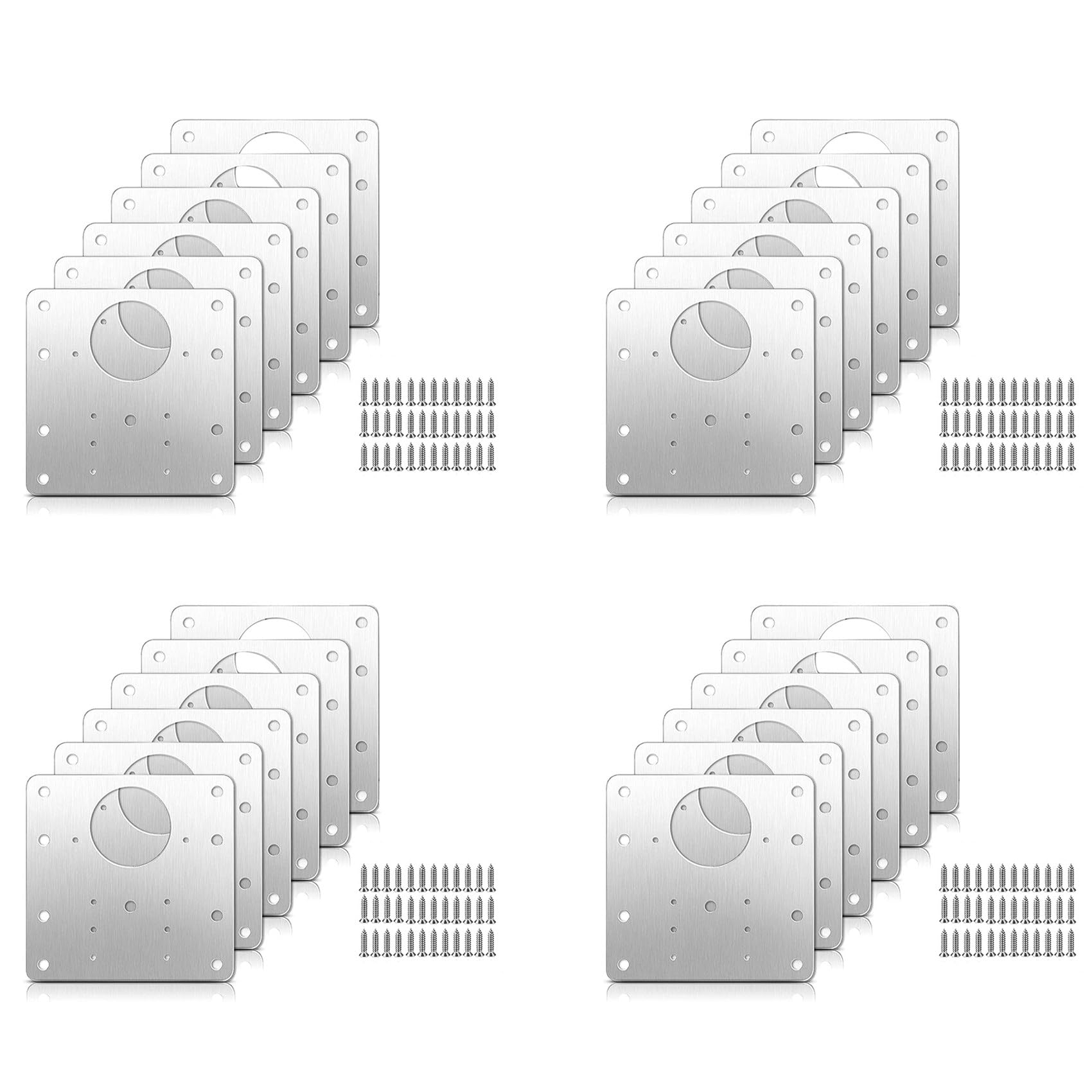 Support de réparation de charnière de porte de placard et meuble cuisine en inox