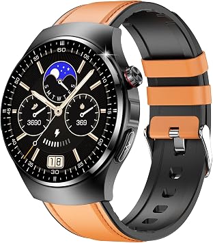 JUSUTEK 2024 Professional Smart Watch with Calling Function, 1.47 Inch Wristwatch, IP68 Waterproof, Multi-functional Measurement Function, Body Fat, Stopwatch, Exercise Mode, Photo Control, Smart
