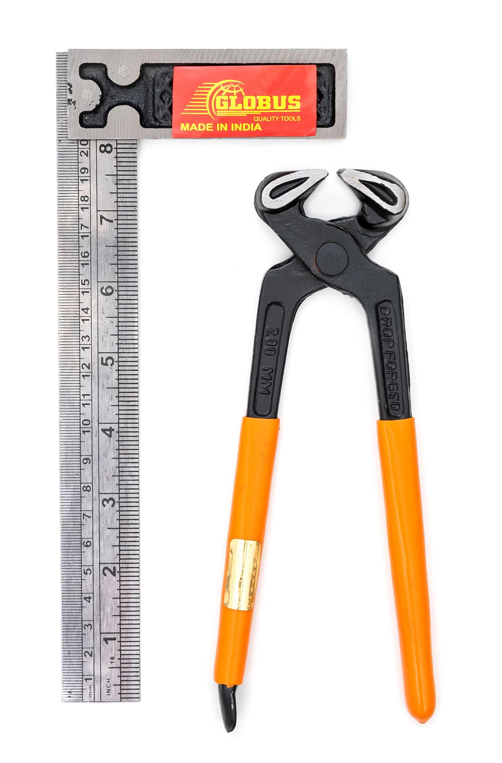 1460 HAND TOOL SET/2 PCS (8" TRY SQUARE + 8" COBBLER PINCER)