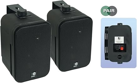 e-audio - Mini Enceintes e-audio Noires 3.5